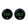 LED Fishtank Thermometers Small Size Temperature Measuring Meter with LED-Screen On for Tanks HX6C