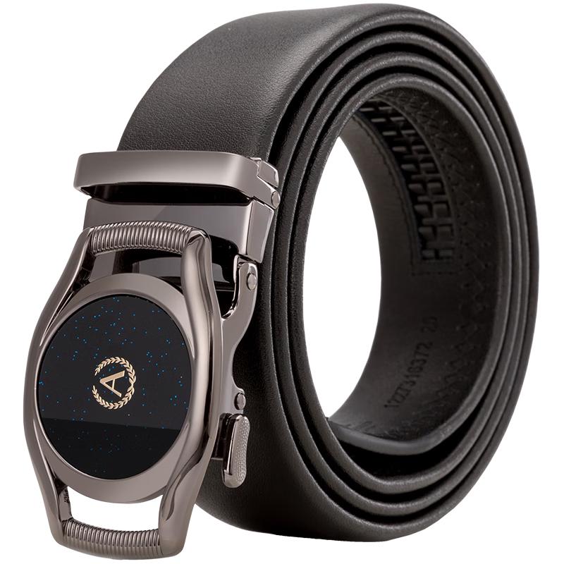 

Aokang Men s Automatic Buckle Leather Belt 115cm+ (Adjustable Length)