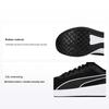 Transport Nowoczesne Buty do Biegania Niskie Cholewki ze Sztucznej Skóry Unisex Sneaker Czarny Biały 377030-01