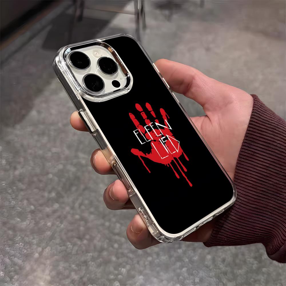 

Elfen Lied Anime Phone Case For IPhone 17 Air 16 E 15 14 13 12 11 Plus Pro Max Electroplated Transparent Soft Shell iPhone 12