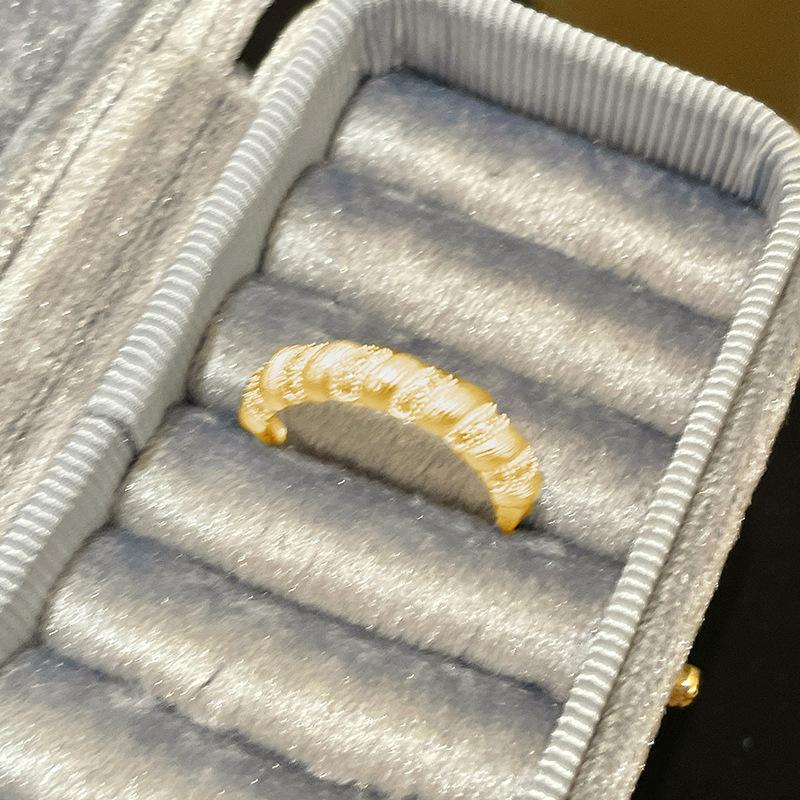 Elegante Einfache Damenringe Verstellbarer Ring Mode Leichter Luxus Seniorer Sinn Zeigefingerring Persönlichkeit Nische Design Sinn für Handschmuck