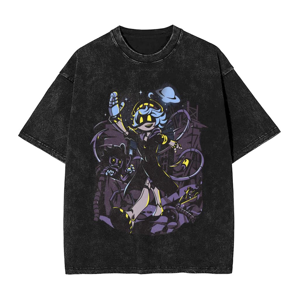 Oversized Washed T Shirt Murder Drones Anime Loose T-Shirts Popular Tee Shirt for Male Summer Y2K Classic Design Top Tees