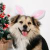 Charm Pet Headbands with Bunnies Ear Stage Performances Creative Headpiece for Holiday Gatherings