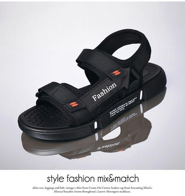 Summer Sandals: Non-slip, Odor-resistant, Wear-resistant Sports Beach Shoes with Velcro