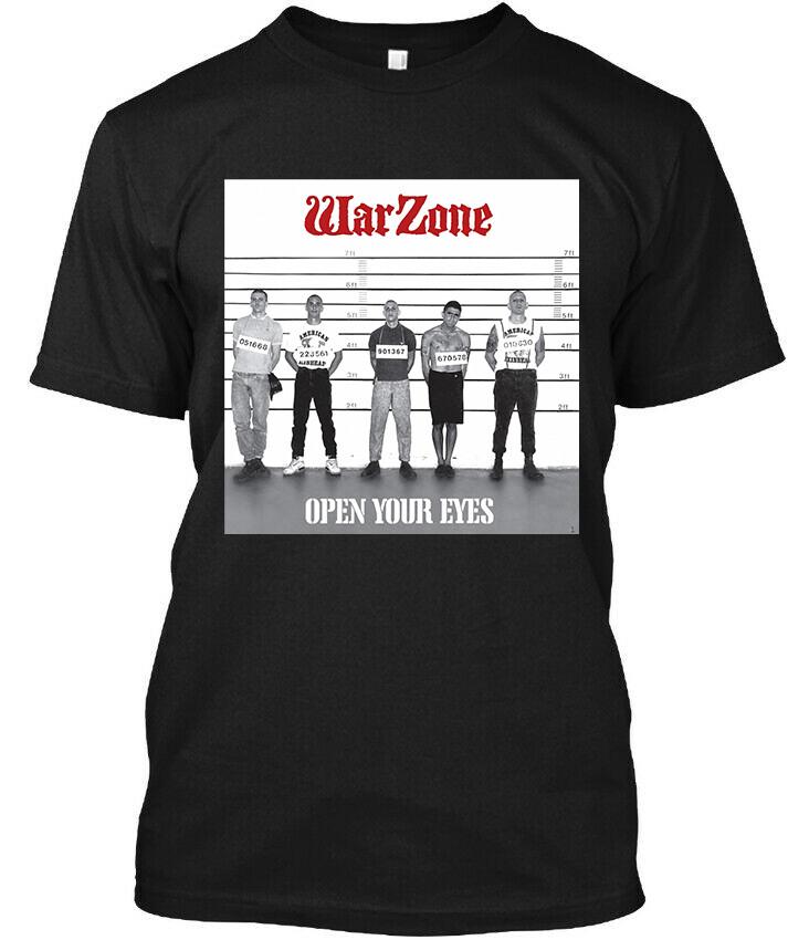 New POPULAR Warzone Open Your Eyes American Music Graphic Logo TShirt Unisex T-Shirt XL
