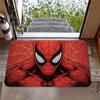 Marvel 1pc Cartoon Print Doormat,  Red Suit with Spiderweb Background Pattern, Easy to Clean, Suitable for Home Entrances, Bat