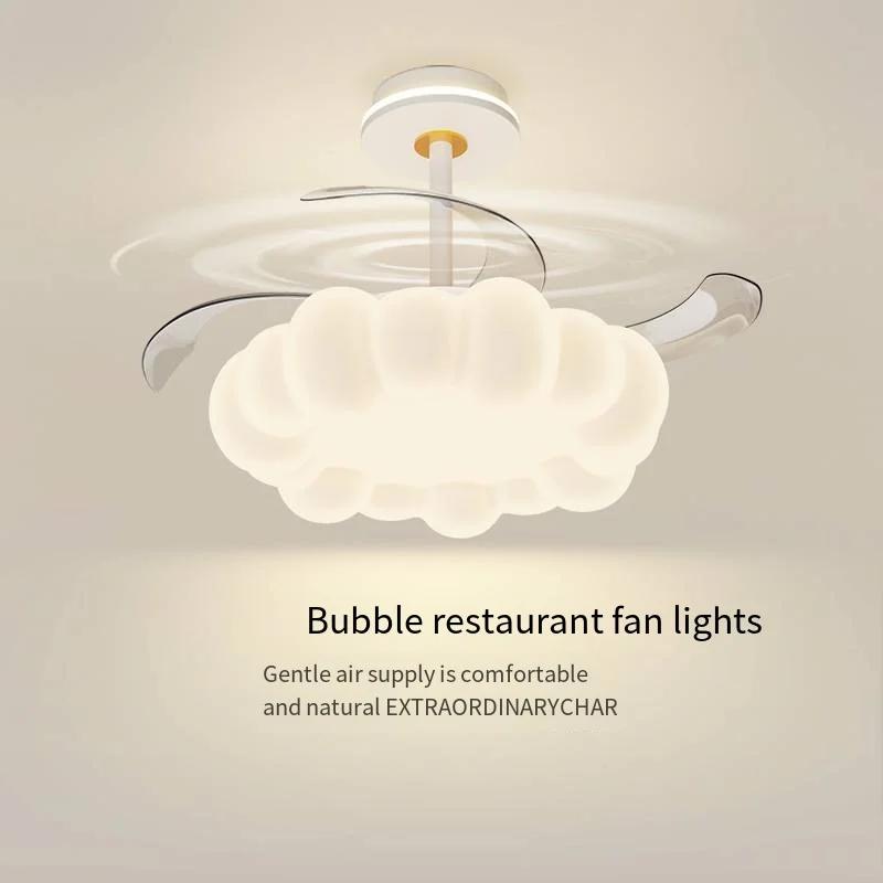Modern luxury fancy ceiling fan with Light remote control living room Nordic dining room home decoration ventilation ceiling fan