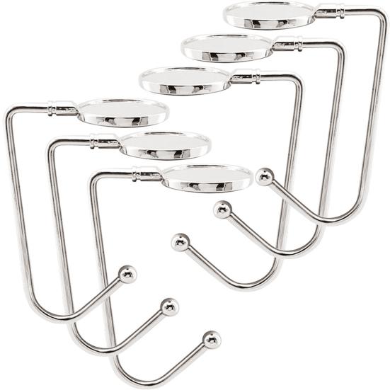 6Pcs Good Load-bearing Fireplace Stockings Hanger Stable Zinc Alloy Handbag Holding Stockings Hook Home Decor