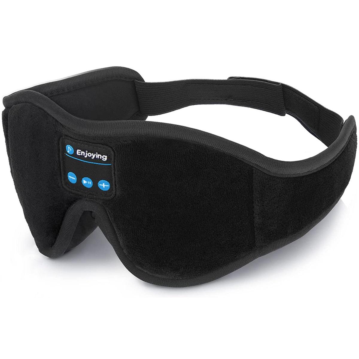 Маска для наушников для сна Bluetooth 3D маска для глаз Воспроизведение музыки Наушники для сна со встроенным HD-динамиком A