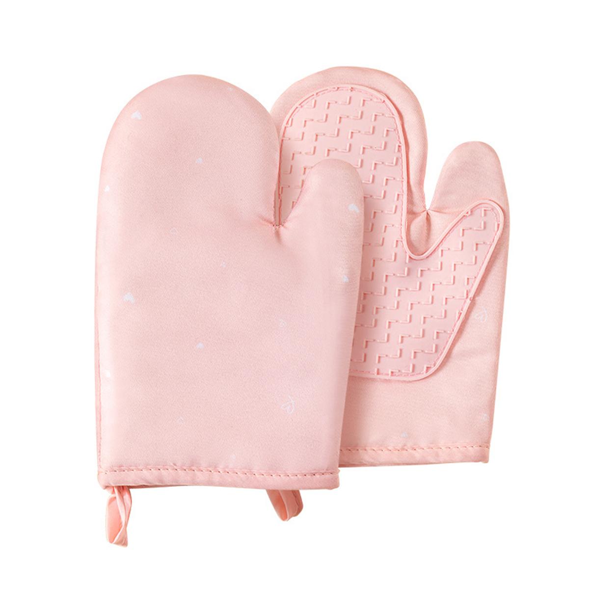 For Grilling For Baking Silicone Kitchen Gloves Oven Mitts Grilling Outdoor Cooking Protective Gloves Versatile Cooking Gloves