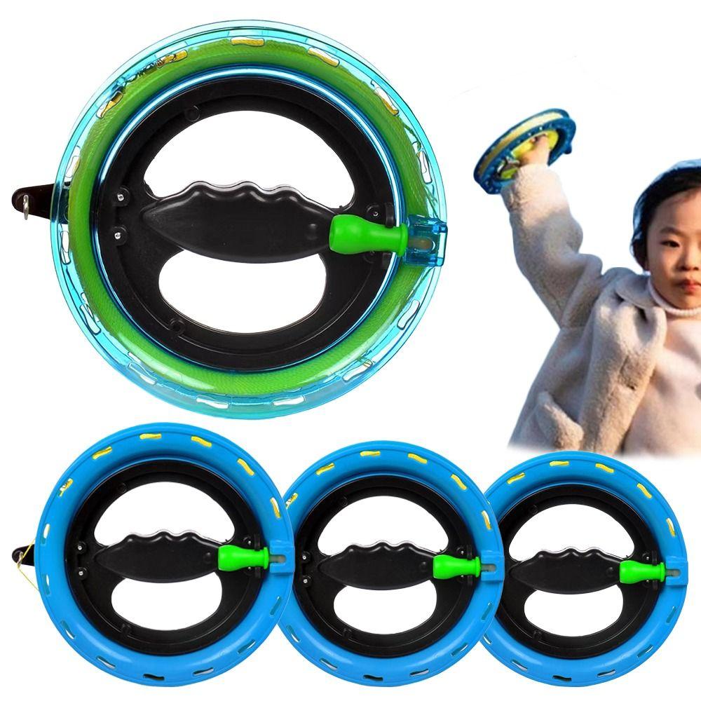 

14/16/18cm Winder Fire Wheel with String Kite Line Winder Outdoor Game String Spool 14cm-80m string синій