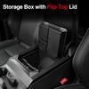 Center Console Organizer Tray Compatible With Tesla Cybertruck 2024,Armrest Storage Tray With USB Expansion Docks For Cybertruck Accessories