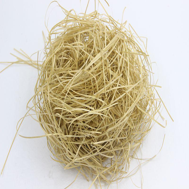 Multicolor Thick Paper Raffia Grass for Gift Box Packaging - Shockproof Material In Stock