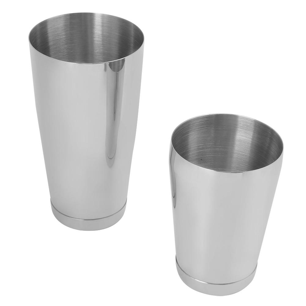 

Bar Tool Stainless Steel Boston Shaker Cocktail Shaker Set Cocktail Tin Bartender BarwareSilver серебряный