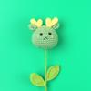 Animal Crochet Bouquet Cute Cartoon Hand-knitted Artificial Flower Fake Flower Kids Gift Easter Decoration 2025 Kids Gift
