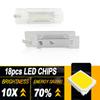 1PC/2PCS LED White Interior Trunk Light Lamp For VW Beetle A5 Caddy Jetta Golf Mk5/6/7 Passat B6/7/8 Seat Leon Toledo Cordoba