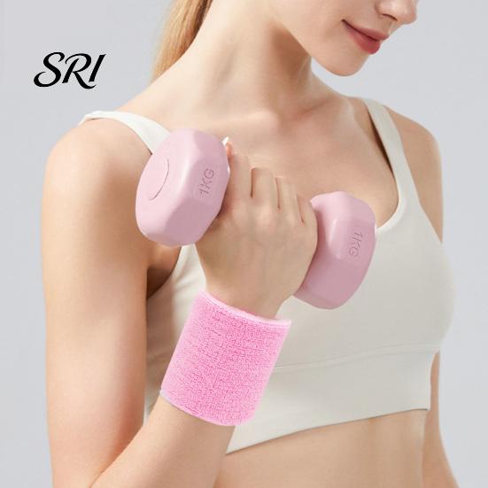 Running Wristband Terry Cloth Wrist Sweatband Breathable Absorbent Sports Band Men Women Athletic Football Volleyball Basketball Tennis