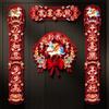 2026 Collection Horse Year Couplet Lucky Tassel Pendant Chinese New Year Decor Lintel Sticker Red Door Stickers Home Decoration