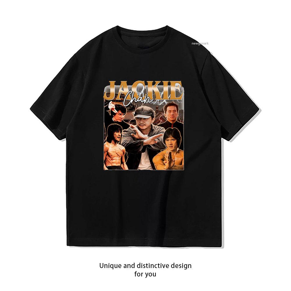 Jackie Kungfu Martial Tshirt WoUnisex Unisex Casual Cotton Graphic T Shirts Adult Tops Tee Shortsleev Breathable