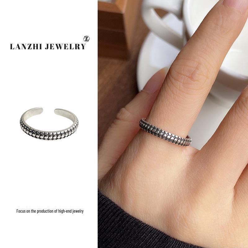 Inel Thai Argint pentru Femei, Stivuibil - Argint 925, Design de Nișă, Bijuterii Simple și Versatile