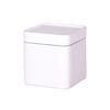 Storage Bin with Lid Dustproof Iron Mini Sturdy Loose Tea Bucket Household Supplies
