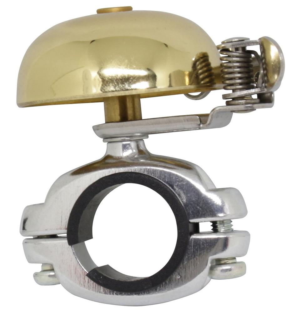 Ogi Kogyo Made In Japan Bicycle Hibiki Bell Clamp Brass Gold
