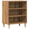 VidaXL Buffet chêne artisanal 57x35x75 cm bois d'ingénierie, armoire de rangement, meuble d'entrée, meuble d'appoint, meuble 856469
