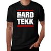 Heren Hardtekk Tekk Rave Techno T-shirt - Grote Maat Techno Muziek Rave Outfit Essentieel, Korte Mouw Ronde Hals Casual Shirt met Tekk Logo Print,