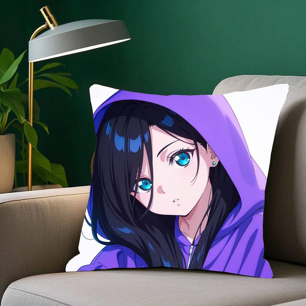 Anime Z-Zenshu Pillow Case Home Decor Throw For Sofa Bed Car Room Decor Gift Idea