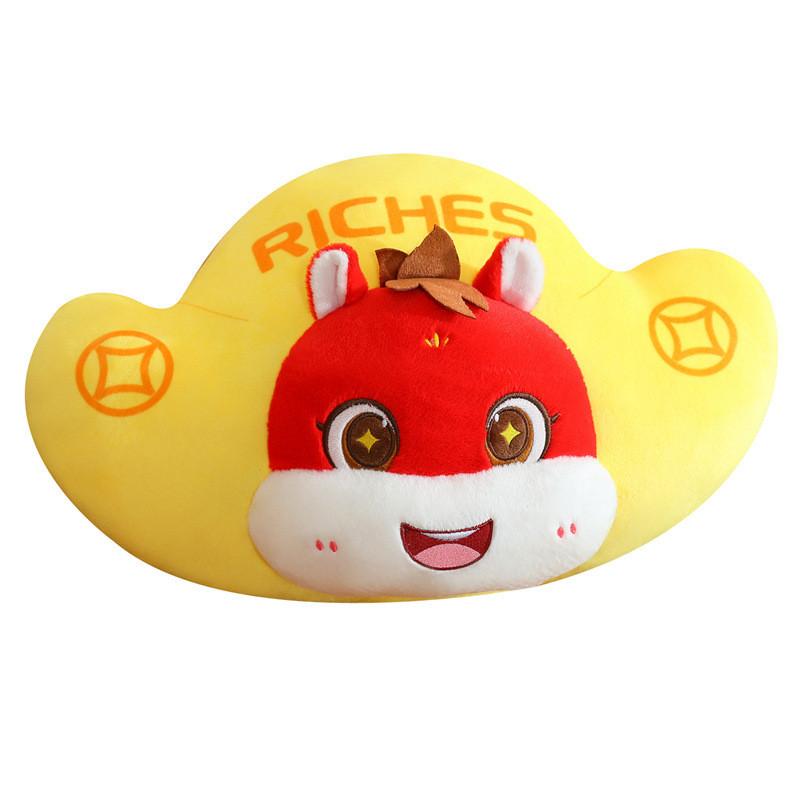 

Year Of The Horse Plush Pillow With Pp Cotton Filling For Home Decor And Comfort 45cm