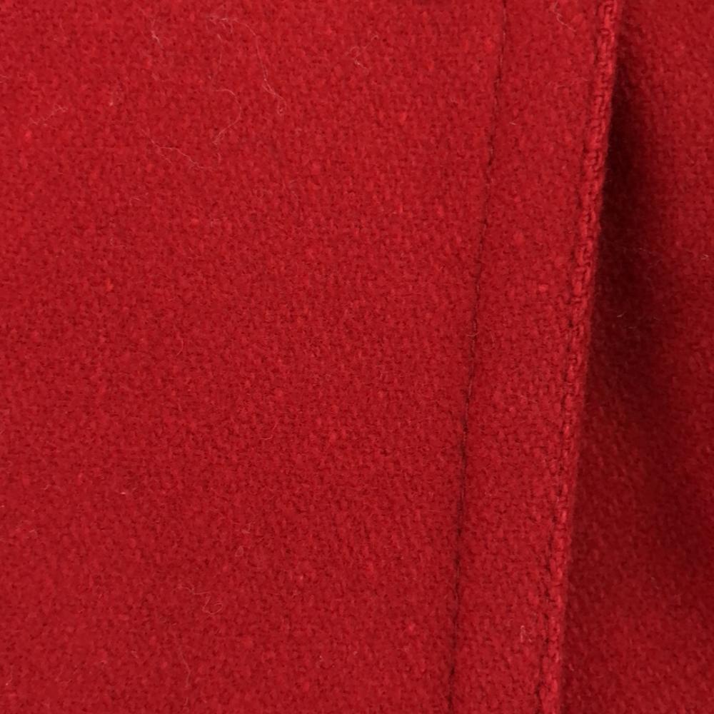 Calvin Klein 90s Made In USA Wool Blend Old Pea Coat S Red Women Used