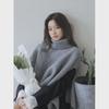 2024 South Korea Women's High Collar Shawl Cape: Cozy Knitted Winter Cloak