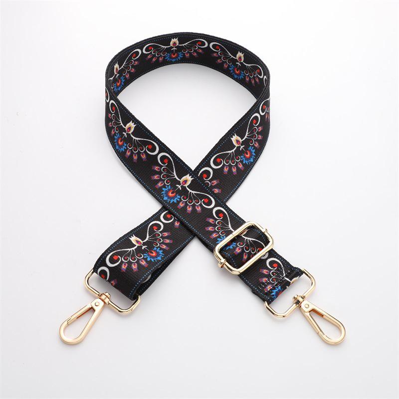 

Ремень для женской сумки через плечо, регулируемый - полиэстер, сменный плечевой ремень, аксессуар Light Gold Buckle