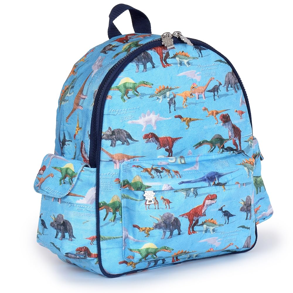 BUNTER CANDY-STIL Leichter, wasserabweisender Dinosaurierwelt-Rucksack für Jungen, Wasserabweisend, Leicht, Fleckenresistent und Knitterfest