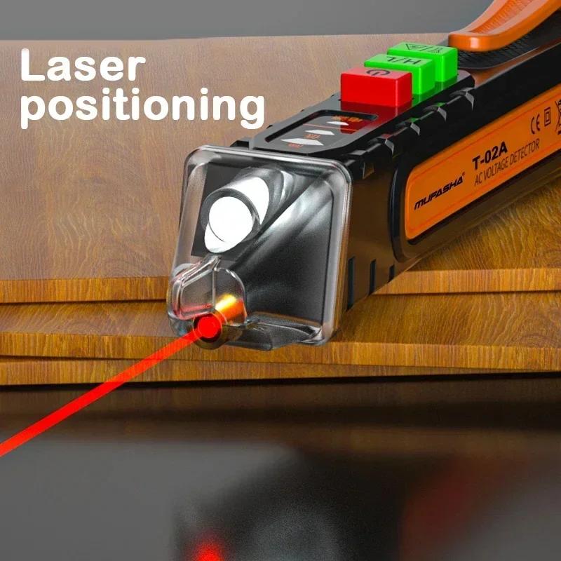 New 1PC Car Voltage Detector Non-Contact Voltage Detector Electrical Pen AC Voltage Tester Smart Breakpoint Finder 12-1000V