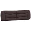VidaXL Headboard Cushion, Reading Pillow with Zipper, Reading Cushion for Bed Bedroom, Brown 374603