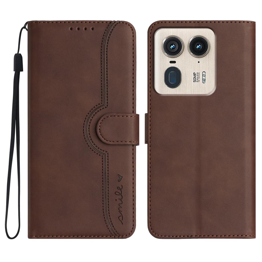 YX0030 For Motorola Edge 50 Ultra 5G/Moto X50 Ultra 5G Case PU Leather Flip Phone Cover