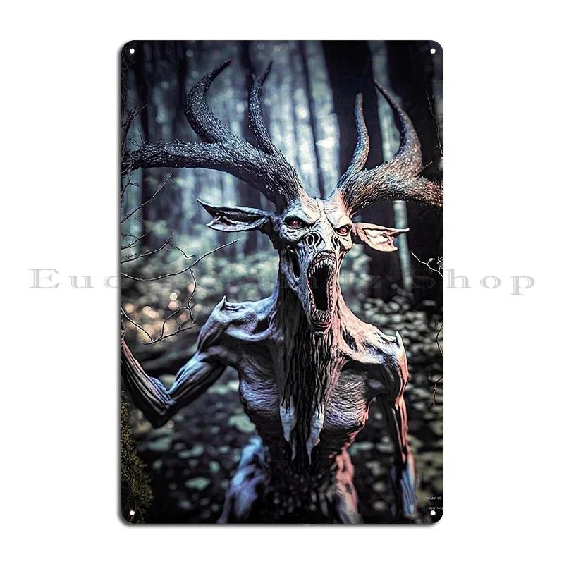 Colors of the Wendigo Wendigogo Metal Sign Iron  Wall Decor Cinema Mural Club Tin Sign Poster