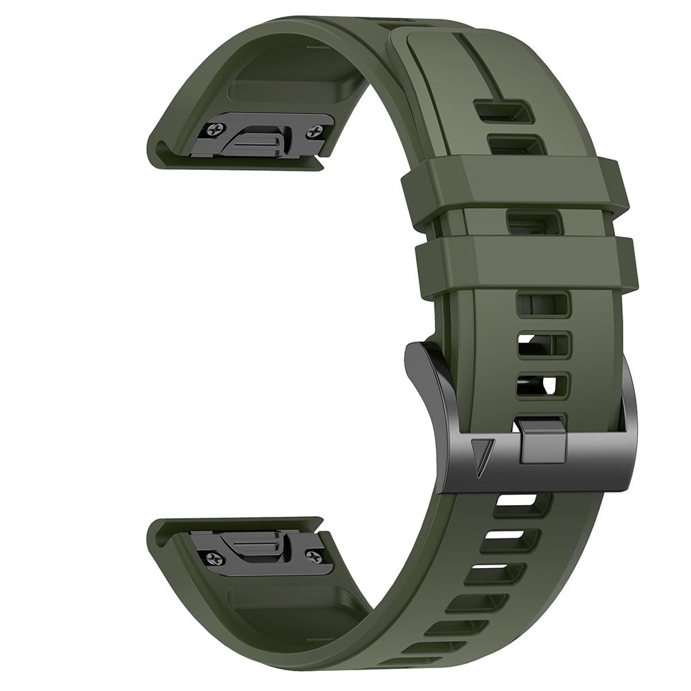 QuickFit 22mm 26mm Silicone Watch Band For Garmin Fenix 6 6X Pro 7X 7 8 E 5X 5 Plus Epix Gen 2 Forerunner 955 965 Tactix 8 Strap