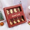 4 Stück Weihnachtskaffeelöffel mit Geschenkbox Edelstahl Schneemann Stern Dessertlöffel Teelöffel Bestecklöffel Weihnachtsgeschenk