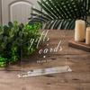 Wedding Table Numbers Set Of 5pcs Acrylic Table Sign Cards With Base Holder Wedding Centerpieces Reception Restaurant Banquet