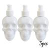 1/3pcs Skull-Shaped Lotion Dispenser Refillable Pump Bottle for Shampoo Moisturizer HandSoap Storage Home Bathroom Holiday Decor