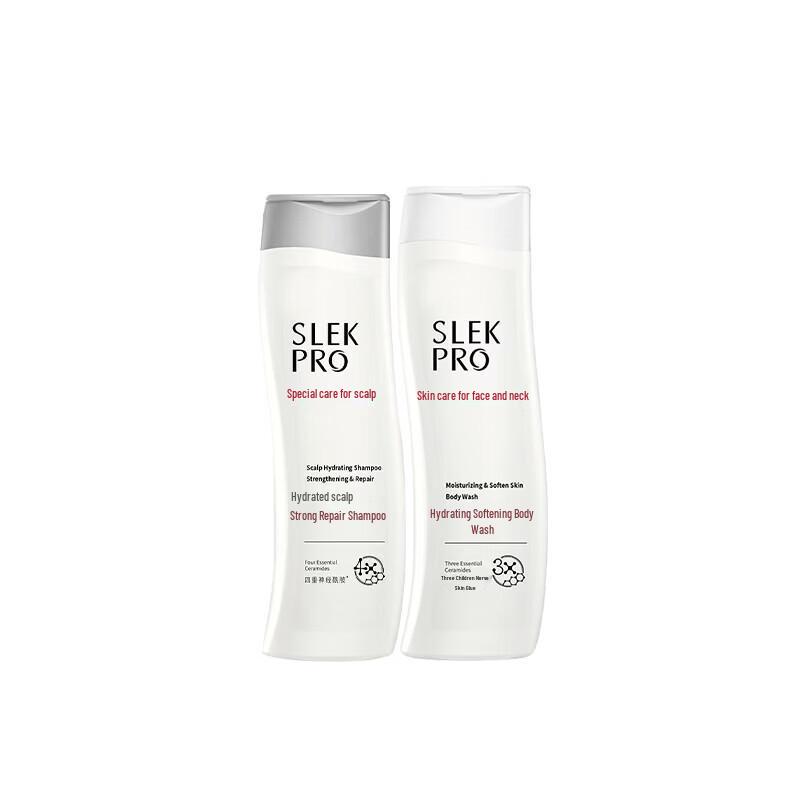 

Slek Strengthening Repair Shampoo & Moisturizing Shower Gel Duo