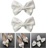 1pcs Shoes Bow Buckle White Bowknot Shoe Clip Bow Butterfly Shoe Straps Shoe Flower Accessories Shoes Decoration for Lady Women