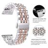 22mm 20mm Stainless Steel Strap For Samsung Galaxy Watch 7 6 4 5 45mm Gear S3 46mm 42mm Active2 40 44mm Band for Amazift BIP 2 GTR Metal Bracelet