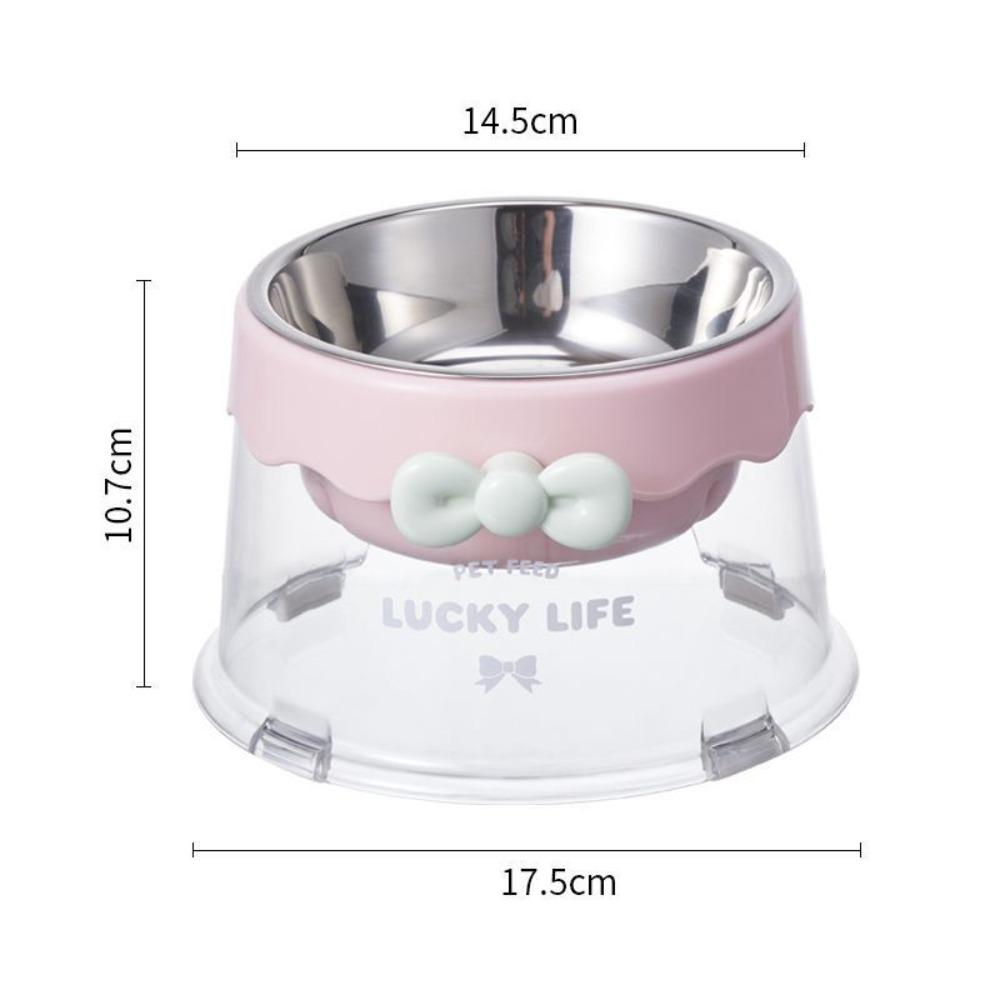 Stainless Steel Pet Slow Feeder Bowl 2 in 1 Dog Bowls Cat Food Bowl for Small Medium Dogs & Cats