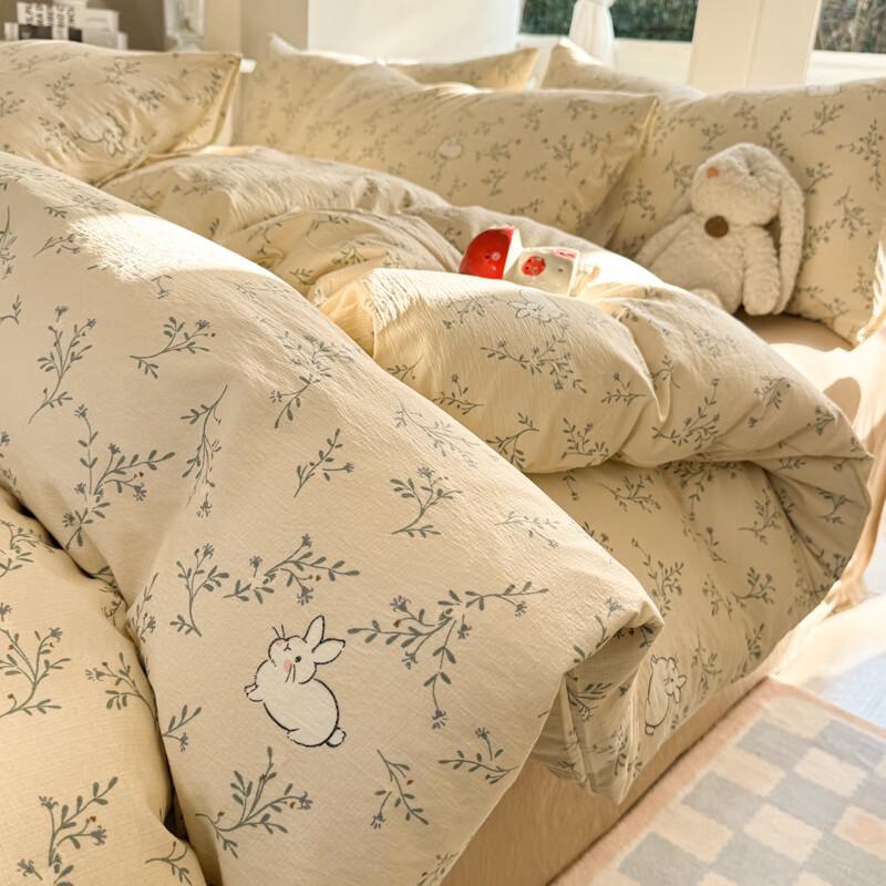Hongdou Class A Thickened Double-Layer Gauze Duvet Cover