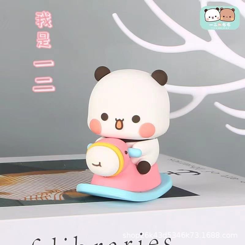 Bubu Dudu Anime Figurky Model Hračky Vzrušující Sběratelská Roztomilá Panda Figurka Kawaii Medvěd Panenka Ozdoba Domov Děti Vánoční Dárek