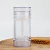 40g Transparent Round Shape Bottom Filling Stick Deodorant Container Travel Clear Reusable Deodorant Tube For Home Sub-bottling