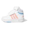 adidas Zapatillas de Caña Media Neo Hoops de Cuero Sintético Antideslizantes Duraderas para Caminar Zapatos de Bebé GW6112
